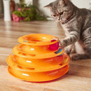 Disco de 3 orugas para gato